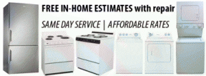 Free in-home estimates with repair - same day service - affordable rates